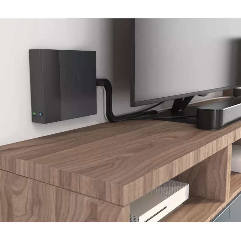 Legrand 049430 πολύπριζο 2 m 8 πρίζες εσωτερικού χώρου μαύρο
