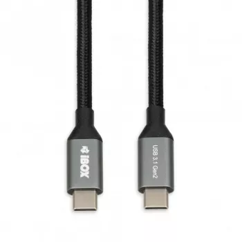 Καλώδιο USB-C σε USB-C IBOX IKUMTC31G2 USB 3.2 Gen 2, 1 m, μαύρο