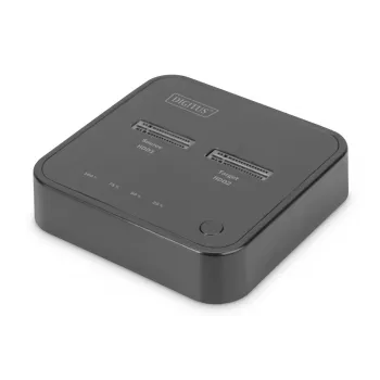 Σταθμός σύνδεσης Digitus Dual M.2 NVMe SSD USB-C με λειτουργία Offline Clone