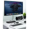 ICY BOX IB-DK2245AC Ενσύρματο USB 3.2 Gen 1 (3.1 Gen 1) Type-C μαύρο