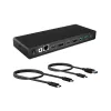 ICY BOX IB-DK2245AC Ενσύρματο USB 3.2 Gen 1 (3.1 Gen 1) Type-C μαύρο
