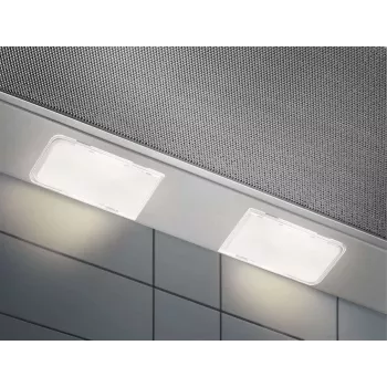 Ημιεντοιχιζόμενος απορροφητήρας Electrolux LFP226S, 598 mm, 330 m³/h, φίλτρο αλουμινίου, 3 ταχύτητες
