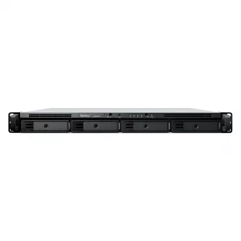 SYNOLOGY Rack Station RS822RP+ 1U 4-Bay NAS Server Barebone με πλεονάζον τροφοδοτικό