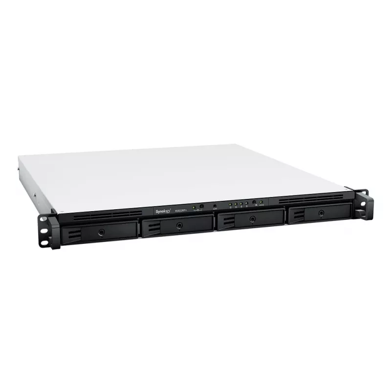SYNOLOGY Rack Station RS822RP+ 1U 4-Bay NAS Server Barebone με πλεονάζον τροφοδοτικό