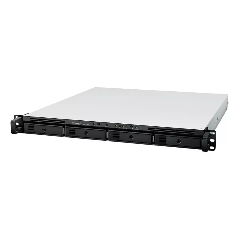 SYNOLOGY Rack Station RS822RP+ 1U 4-Bay NAS Server Barebone με πλεονάζον τροφοδοτικό