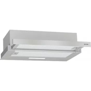 Εντοιχιζόμενος απορροφητήρας Gorenje TH62E3X, φίλτρο αλουμινίου, στάθμη θορύβου: μέτρια