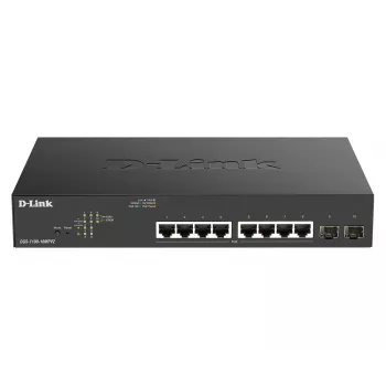 D-Link DGS-1100-10MPV2 Managed L2 Gigabit Ethernet (10/100/1000) Power over Ethernet (PoE) 1U μαύρο