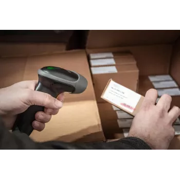 DIGITUS 2D Barcode Hand Scanner QR Code Bluetooth με βάση