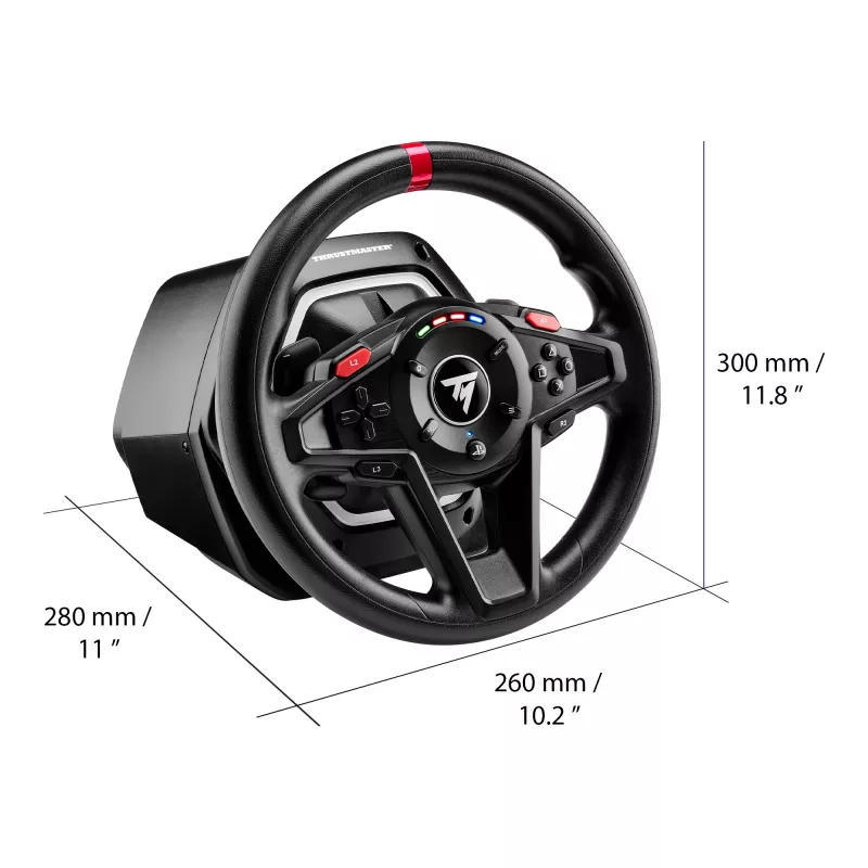 Thrustmaster T128 μαύρο USB τιμόνι + πεντάλ αναλογικά PC, PlayStation 4, PlayStation 5