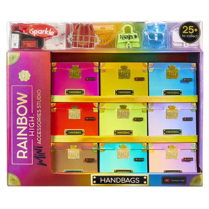 Rainbow High Accessories Studio Series 1, H Assortment σε PDQ τσάντα κούκλας