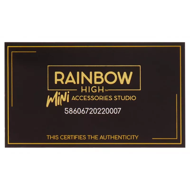 Rainbow High Accessories Studio Series 1, H Assortment σε PDQ τσάντα κούκλας