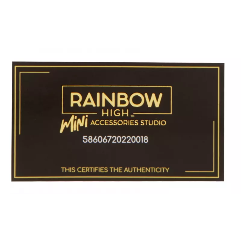 Rainbow High Accessories Studio Series 1, H Assortment σε PDQ τσάντα κούκλας