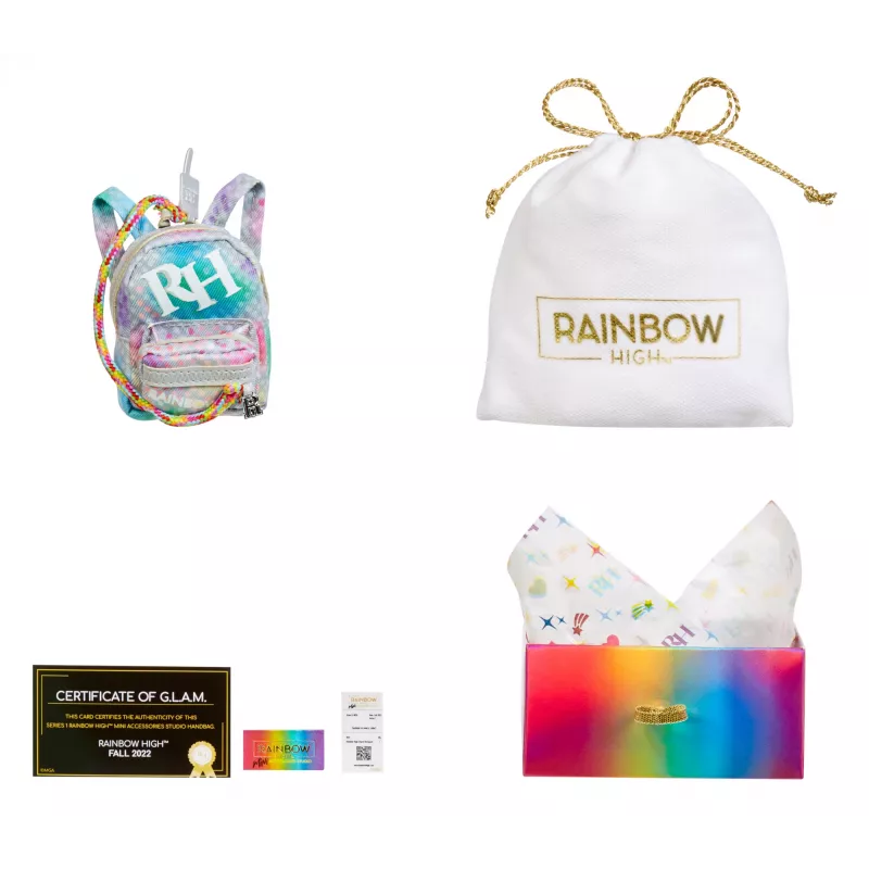 Rainbow High Accessories Studio Series 1, H Assortment σε PDQ τσάντα κούκλας