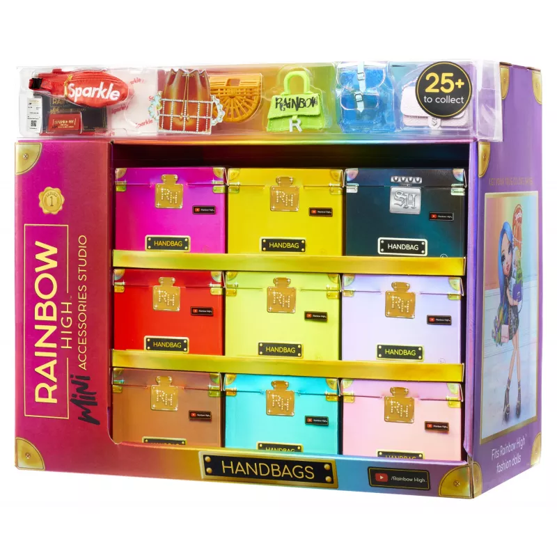 Rainbow High Accessories Studio Series 1, H Assortment σε PDQ τσάντα κούκλας