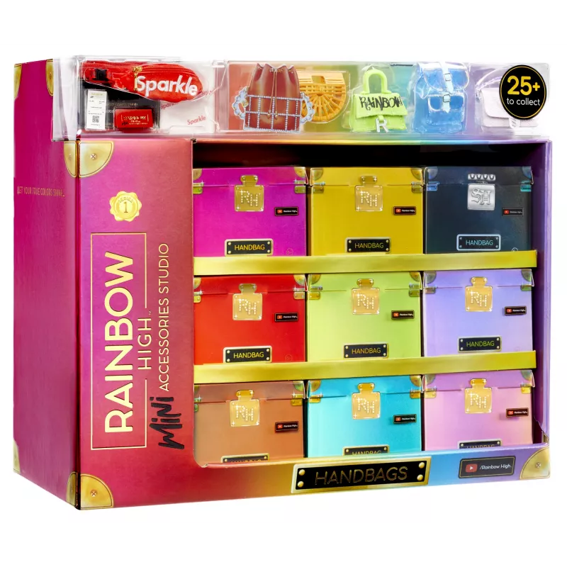 Rainbow High Accessories Studio Series 1, H Assortment σε PDQ τσάντα κούκλας