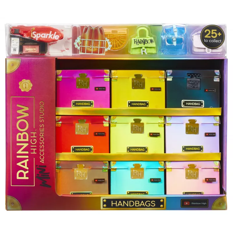 Rainbow High Accessories Studio Series 1, H Assortment σε PDQ τσάντα κούκλας