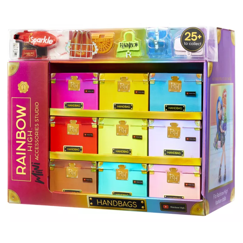 Rainbow High Accessories Studio Series 1, H Assortment σε PDQ τσάντα κούκλας