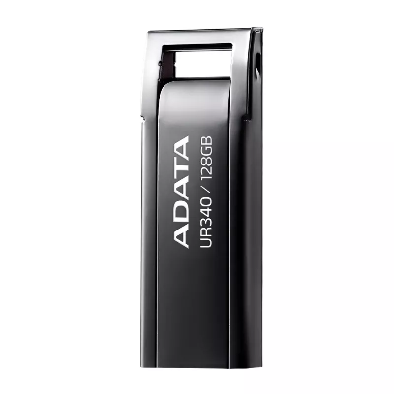 USB Flash Drive ADATA UR340 128 GB USB Type-A 3.2 Gen 2, μεταλλική θήκη, μαύρο