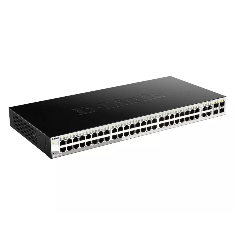 Managed L2 Gigabit Ethernet Switch D-Link DGS-1210-52, 48 θύρες, 1U