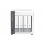 QNAP TS-433 NAS Tower ARM Cortex-A55 4 GB 0 TB QNAP QTS Λευκό