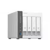 QNAP TS-433 NAS Tower ARM Cortex-A55 4 GB 0 TB QNAP QTS Λευκό