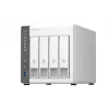 QNAP TS-433 NAS Tower ARM Cortex-A55 4 GB 0 TB QNAP QTS Λευκό