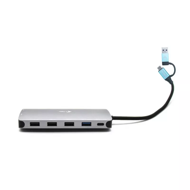 i-tec USB 3.0 USB-C/Thunderbolt 3x Display Metal Nano Dock με LAN + Power Delivery 100 W