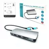 i-tec USB 3.0 USB-C/Thunderbolt 3x Display Metal Nano Dock με LAN + Power Delivery 100 W