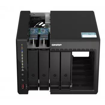 QNAP TS-453E NAS Tower Intel® Celeron® J6412 8 GB 0 TB QNAP QTS Μαύρο