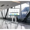 Techly ICA-TR49W Καροτσάκι/Βάση πολυμέσων λευκό για επίπεδη οθόνη