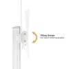Techly ICA-TR49W Καροτσάκι/Βάση πολυμέσων λευκό για επίπεδη οθόνη