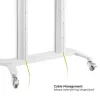 Techly ICA-TR49W Καροτσάκι/Βάση πολυμέσων λευκό για επίπεδη οθόνη