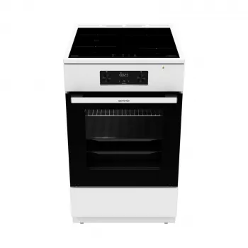 Gorenje GEIT5C60WPG ελεύθερη κουζίνα ηλεκτρική με εστία επαγωγής ζωνών λευκή