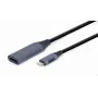 Καλώδιο-αντάπτορας βίντεο GEMBIRD USB Type-C σε HDMI A-USB3C-HDMI-01, 0,15 m, γκρι