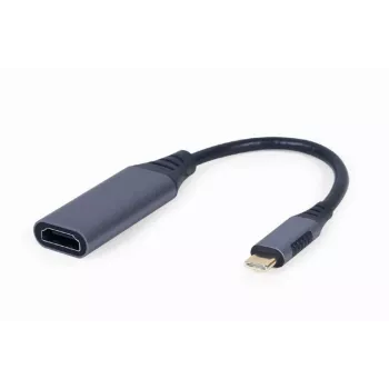 Καλώδιο-αντάπτορας βίντεο GEMBIRD USB Type-C σε HDMI A-USB3C-HDMI-01, 0,15 m, γκρι