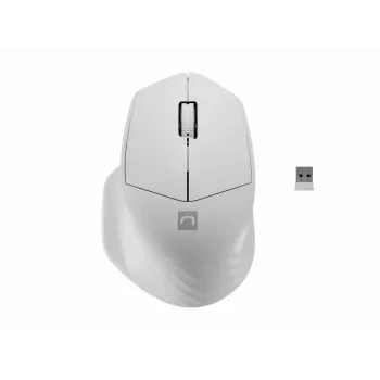 Ασύρματο οπτικό ποντίκι Bluetooth NATEC Siskin 2 — 1600 DPI, Bluetooth 5.0, Δεξί χέρι, Λευκό