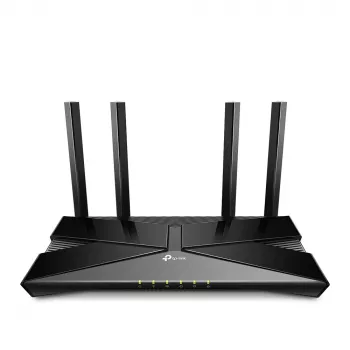TP-Link AX1800 Dual-Band Wi-Fi 6 Router, Wi-Fi 6 (802.11ax), Dualband (2,4 GHz / 5 GHz), Ethernet LAN, Μαύρο, Επιτραπέζιος router