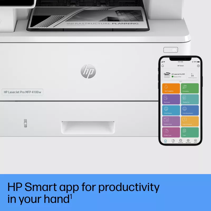 Πολυμηχάνημα HP LaserJet Pro MFP 4102fdw Laser Mono Εκτύπωση