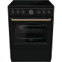 Gorenje GECS6B71CLB Επαγγελματική κουζίνα Ηλεκτρική Κεραμική εστία Μαύρο