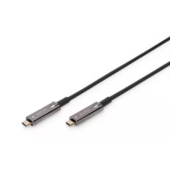 DIGITUS Καλώδιο USB Type-C - USB Type-C AOC Υβριδικό οπτικών ινών 4K@60Hz USB 3.1 SPEC 15m