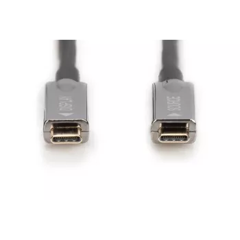 DIGITUS Καλώδιο USB Type-C - USB Type-C AOC Υβριδικό οπτικών ινών 4K@60Hz USB 3.1 SPEC 15m