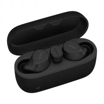 Jabra Evolve2 Buds - USB-C MS, True Wireless Stereo (TWS), Κλήσεις/Μουσική, 5,4 g, Headset, Μαύρο