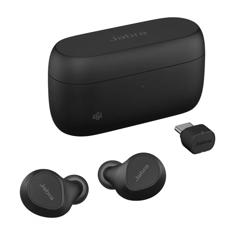 Jabra Evolve2 Buds - USB-C MS, True Wireless Stereo (TWS), Κλήσεις/Μουσική, 5,4 g, Headset, Μαύρο