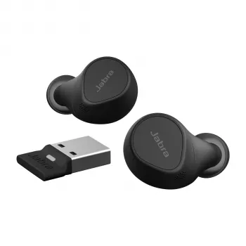 Jabra Evolve2 Buds - USB-A MS, Ασύρματο, Γραφείο/Callcenter, 5,4 g, Headset, Μαύρο