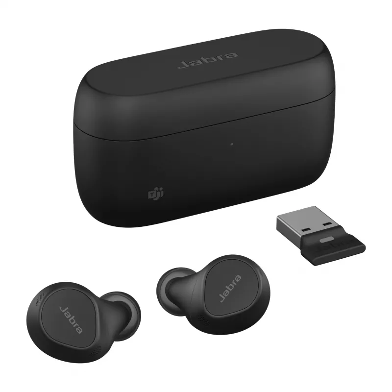 Jabra Evolve2 Buds - USB-A MS, Ασύρματο, Γραφείο/Callcenter, 5,4 g, Headset, Μαύρο