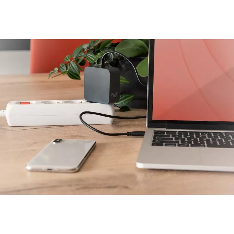 Τροφοδοτικό Notebook USB-C Digitus DA-10071 65W Indoor AC μαύρο