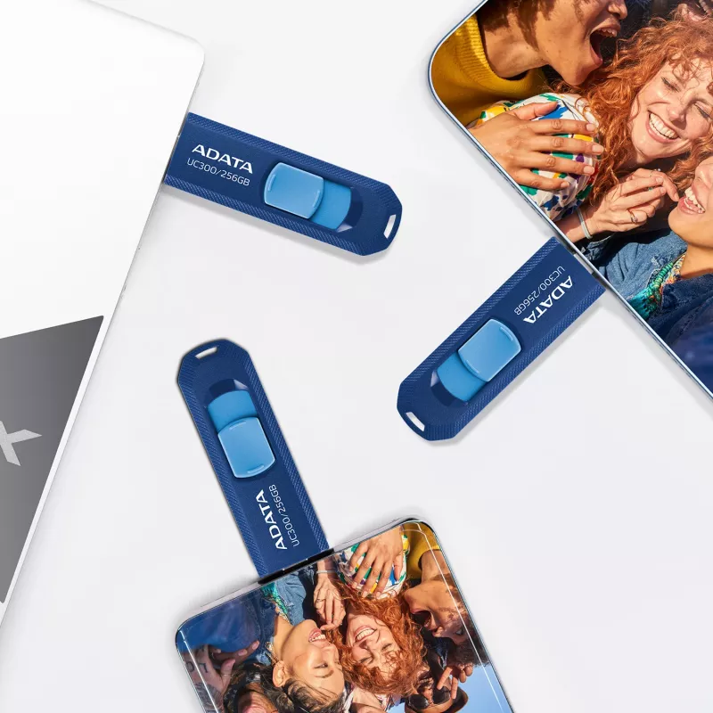 ADATA ACHO-UC300-128G-RNB USB-Flash-Laufwerk 128 GB USB Type-C 3.2 Gen 1 (3.1 Gen 1) μαύρο