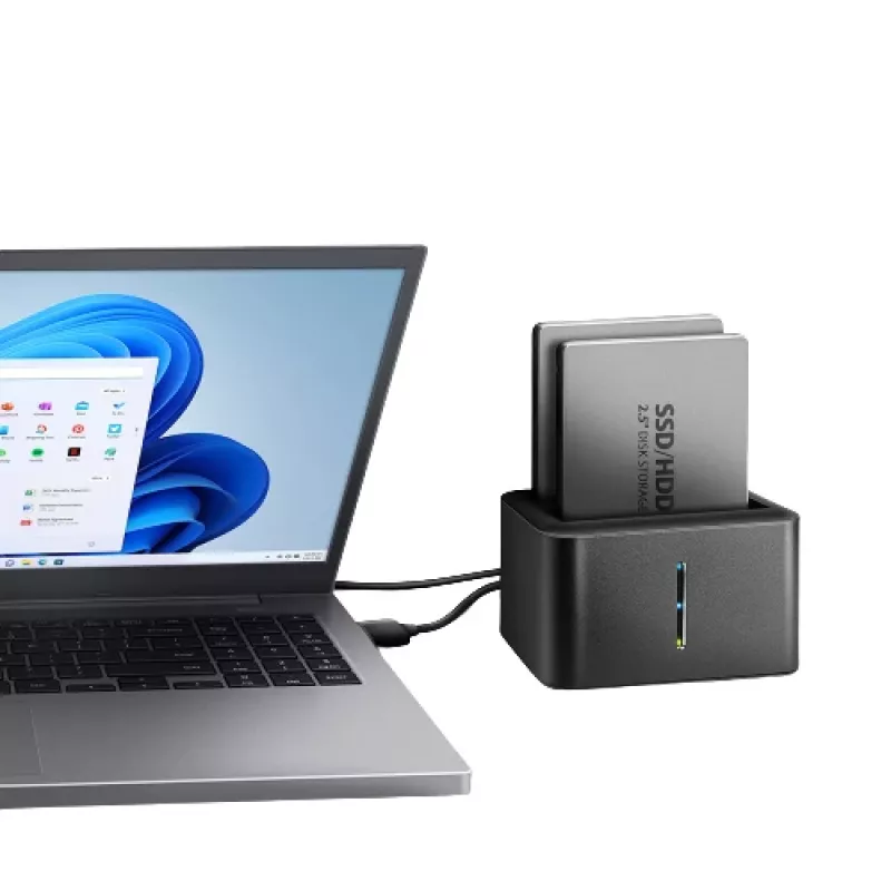 Axagon ADSA-D25 SuperSpeed USB DUAL 2.5 ίντσες SSD/HDD MINI Docking Station