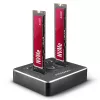 Axagon ADSA-M2C SuperSpeed USB-C 10Gbps Dual-M.2-NVMe-Dock
