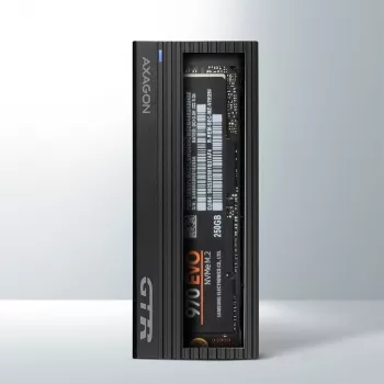 Axagon EEM2-GTR Εξωτερική USB-C 3.2 Gen 2 μεταλλική θήκη για M.2 NVMe SSDs